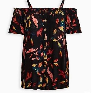 Brand new with tags Torrid Cold shoulder top